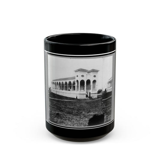 Club House Race Course, Where Federal Officers Were Confined, Charleston, S.C., April 1865 (U.S. Civil War) Black Coffee Mug