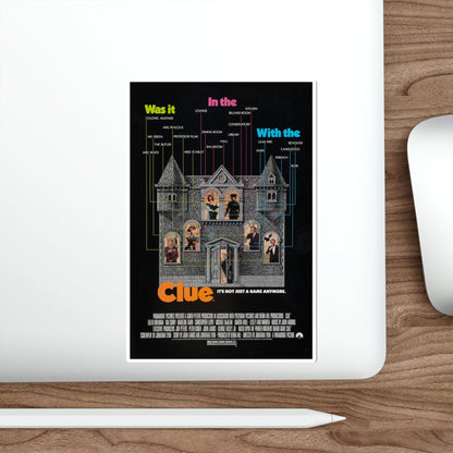 Clue 1985 Movie Poster STICKER Vinyl Die-Cut Decal-The Sticker Space