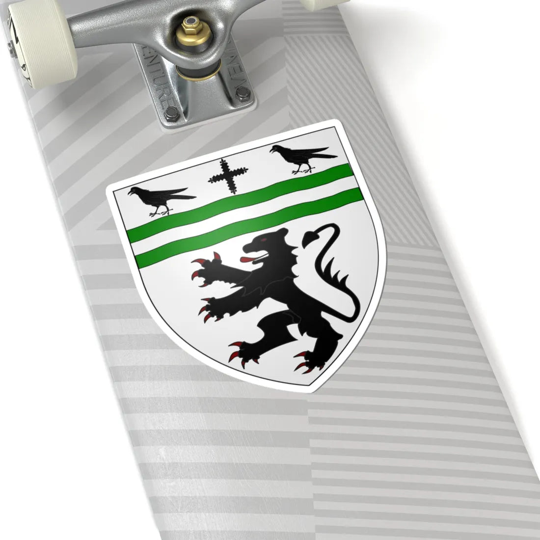 CLWYD Shield (United Kingdom) (Coat of Arms) STICKER Vinyl Kiss-Cut Decal - The Sticker Space