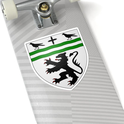 CLWYD Shield (United Kingdom) (Coat of Arms) STICKER Vinyl Kiss-Cut Decal - The Sticker Space