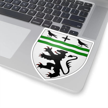 CLWYD Shield (United Kingdom) (Coat of Arms) STICKER Vinyl Kiss-Cut Decal - The Sticker Space