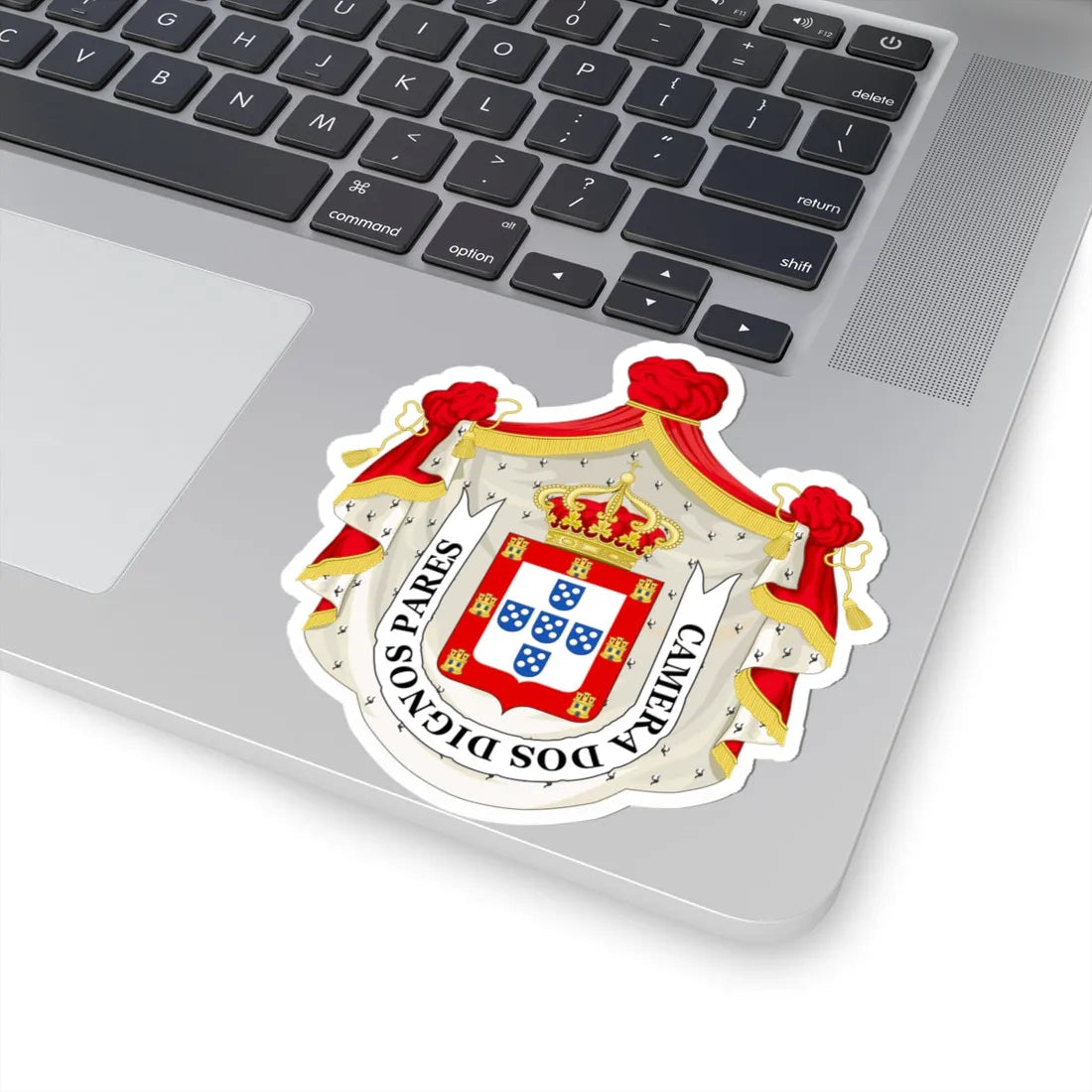 Câmara dos Dignos Pares do Reino (Portugal) (Coat of Arms) STICKER Vinyl Kiss-Cut Decal - The Sticker Space