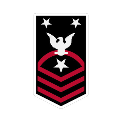 CMDCM red (United States) (Military Rank) STICKER Vinyl Kiss-Cut Decal 4 Inch White - The Sticker Space