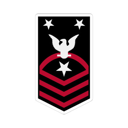 CMDCM red (United States) (Military Rank) STICKER Vinyl Kiss-Cut Decal 6 Inch White - The Sticker Space