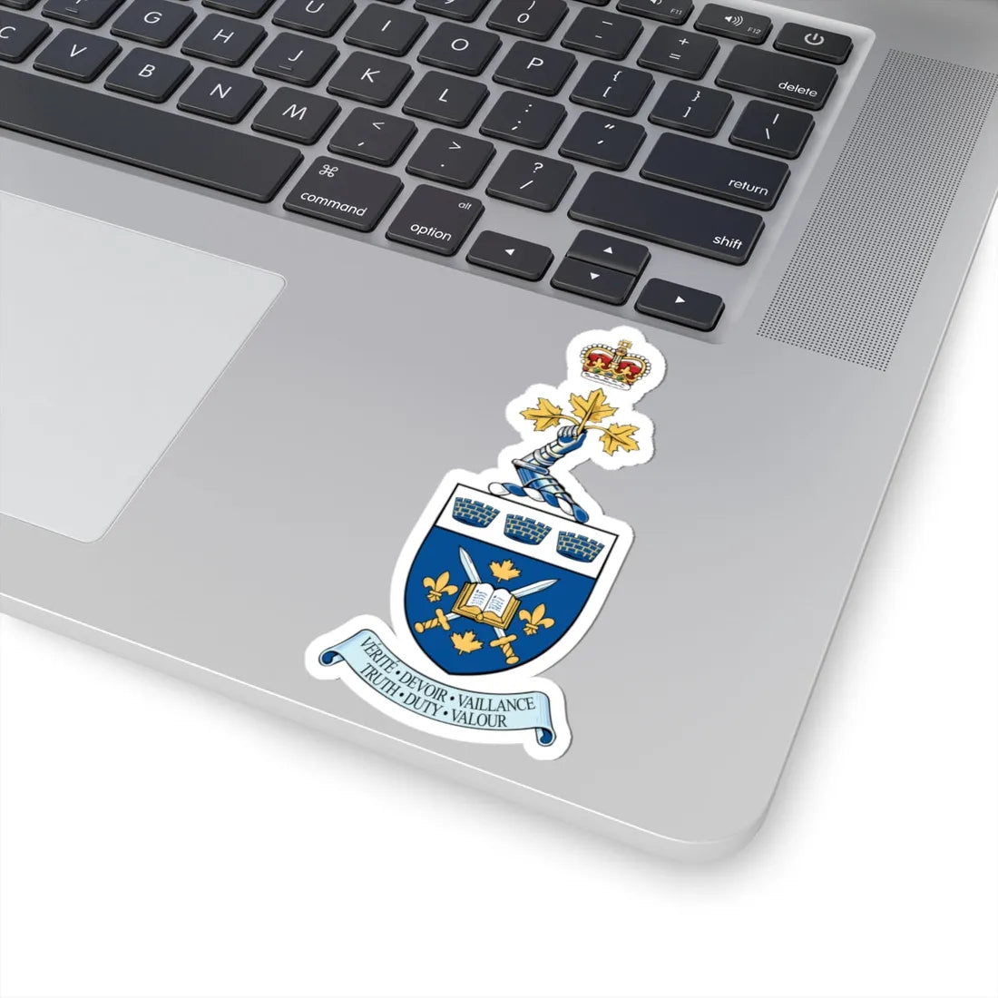 CMR Saint-Jean crest (Canada) (Coat of Arms) STICKER Vinyl Kiss-Cut Decal - The Sticker Space