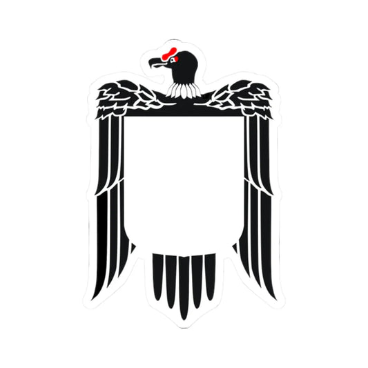 Cóndor Argentino Fuerza Aérea Escudo (Argentina) (Coat of Arms) STICKER Vinyl Kiss-Cut Decal 2 Inch White - The Sticker Space