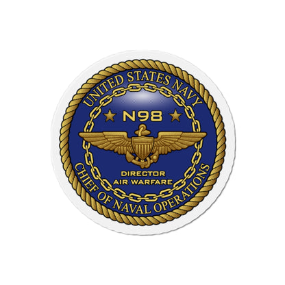 CNO Chief of Naval Operations N98 Dir Air Warfa (U.S. Navy) Die-Cut Magnet-2" x 2"-The Sticker Space