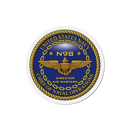 CNO Chief of Naval Operations N98 Dir Air Warfa (U.S. Navy) Die-Cut Magnet-The Sticker Space