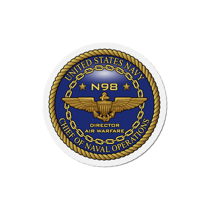 CNO Chief of Naval Operations N98 Dir Air Warfa (U.S. Navy) Die-Cut Magnet-5" x 5"-The Sticker Space