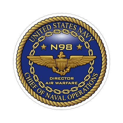 CNO Chief of Naval Operations N98 Dir Air Warfare (U.S. Navy) STICKER Vinyl Die-Cut Decal - The Sticker Space