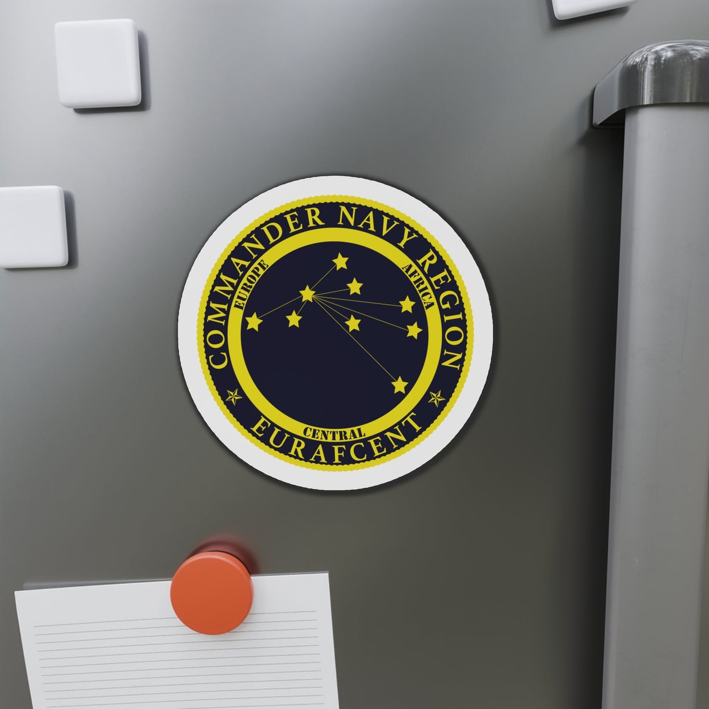 CNR EURAFCENT Commander Navy Region Europe Africa Central (U.S. Navy) Die-Cut Magnet-The Sticker Space