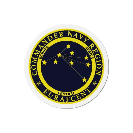 CNR EURAFCENT Commander Navy Region Europe Africa Central (U.S. Navy) Refrigerator Magnet 2 Inch - The Sticker Space