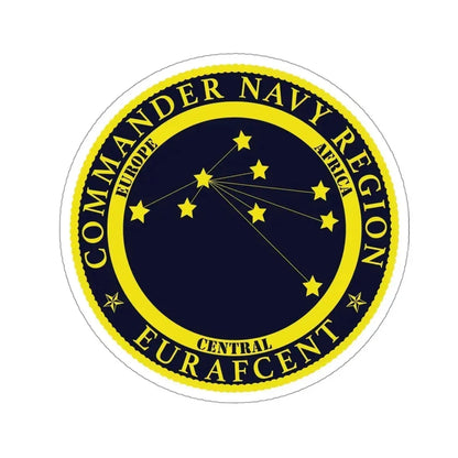 CNR EURAFCENT Commander Navy Region Europe Africa Central (U.S. Navy) STICKER Vinyl Die-Cut Decal 4 Inch - The Sticker Space