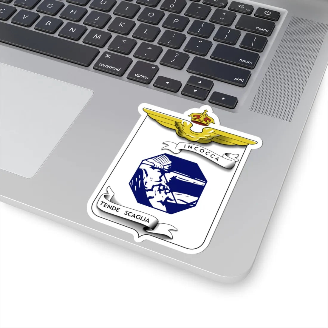 CoA 1 Stormo Caccia (Italy) (Coat of Arms) STICKER Vinyl Kiss-Cut Decal - The Sticker Space