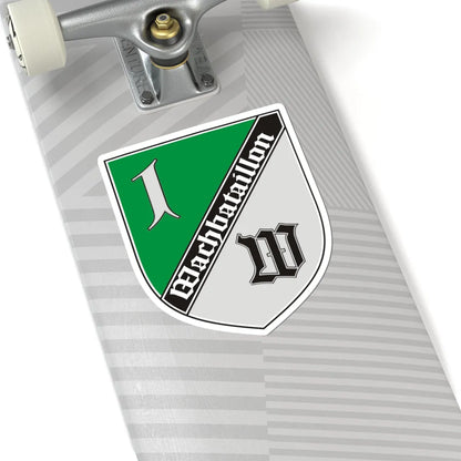 COA 1WachBtl (Germany) (Coat of Arms) STICKER Vinyl Kiss-Cut Decal - The Sticker Space
