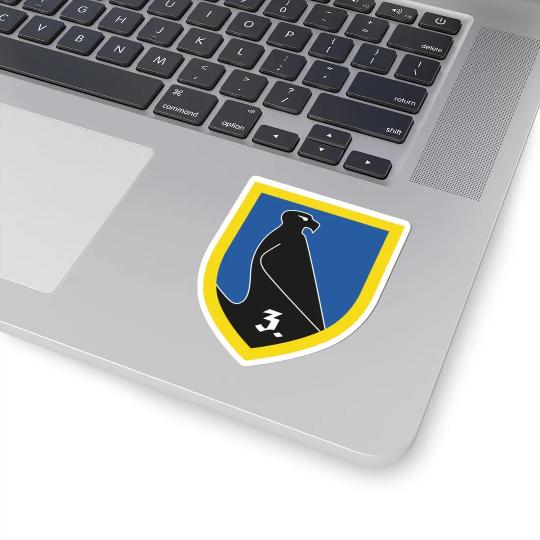 COA 3LwDiv var2 (Germany) (Coat of Arms) STICKER Vinyl Kiss-Cut Decal - The Sticker Space