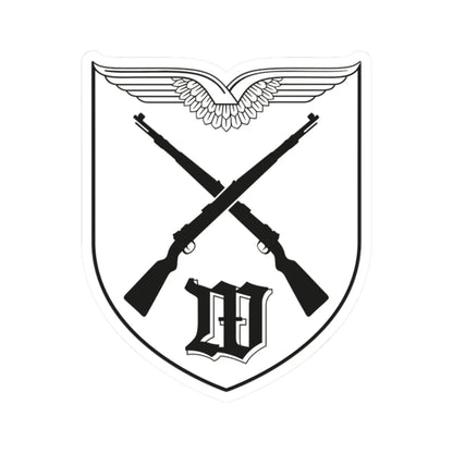 COA 5WachBtl (Germany) (Coat of Arms) STICKER Vinyl Kiss-Cut Decal 2 Inch White - The Sticker Space