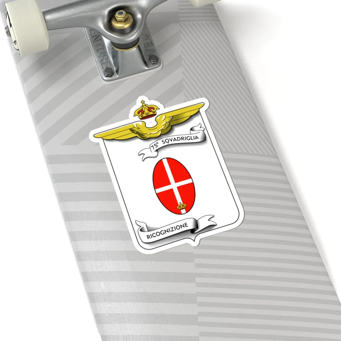CoA 75 Squadriglia Ricognizione (Italy) (Coat of Arms) STICKER Vinyl Kiss-Cut Decal - The Sticker Space