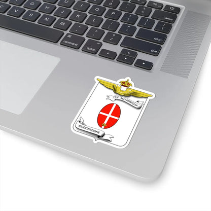 CoA 75 Squadriglia Ricognizione (Italy) (Coat of Arms) STICKER Vinyl Kiss-Cut Decal - The Sticker Space