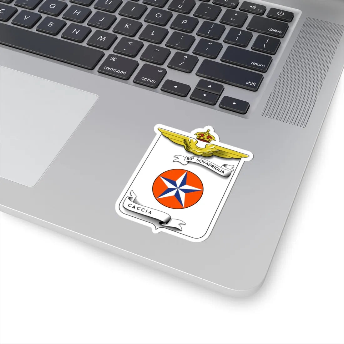 CoA 80 Squadriglia Caccia (Italy) (Coat of Arms) STICKER Vinyl Kiss-Cut Decal - The Sticker Space
