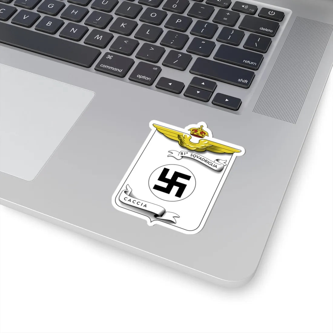 CoA 81 Squadriglia Caccia (Italy) (Coat of Arms) STICKER Vinyl Kiss-Cut Decal - The Sticker Space