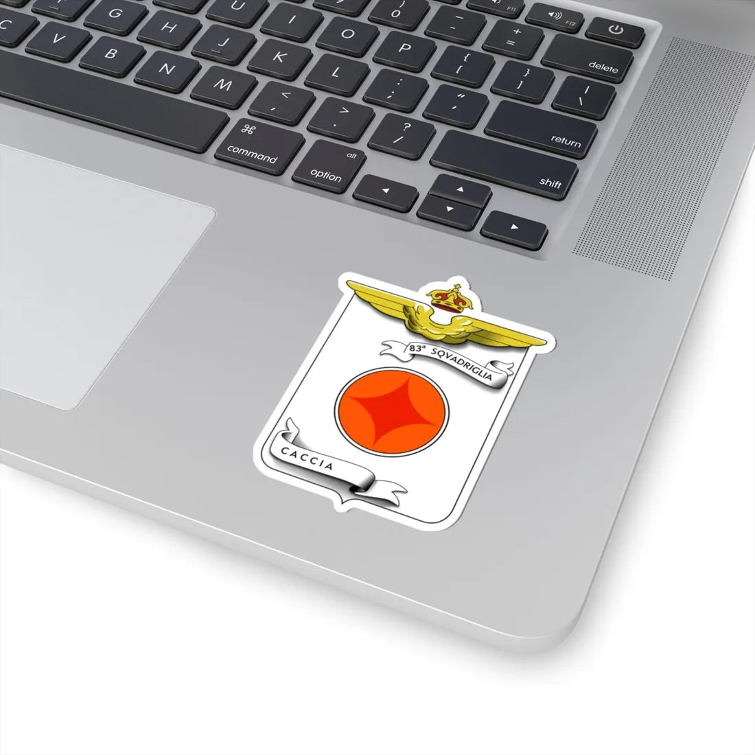 CoA 83 Squadriglia Caccia (Italy) (Coat of Arms) STICKER Vinyl Kiss-Cut Decal - The Sticker Space