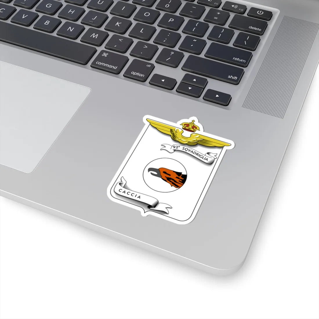 CoA 92 Squadriglia Caccia (Italy) (Coat of Arms) STICKER Vinyl Kiss-Cut Decal - The Sticker Space