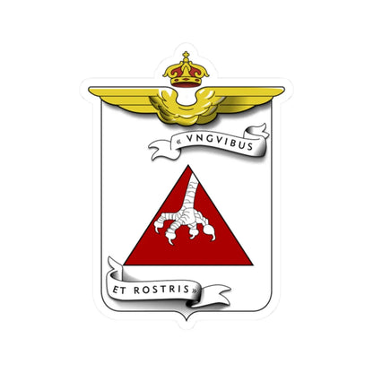 CoA 95 Squadriglia Caccia (Italy) (Coat of Arms) STICKER Vinyl Kiss-Cut Decal 2 Inch White - The Sticker Space