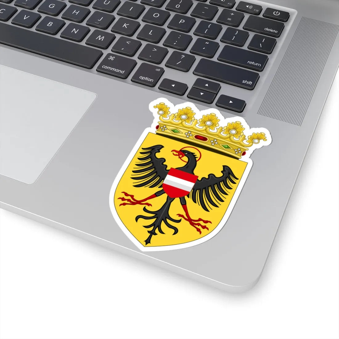 CoA Albert II of Habsburg (Austria) (Coat of Arms) STICKER Vinyl Kiss-Cut Decal - The Sticker Space