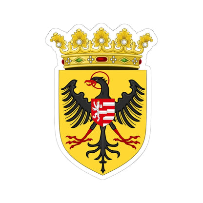 CoA Albert II of Habsburg Variant (Austria) (Coat of Arms) STICKER Vinyl Kiss-Cut Decal 6 Inch White - The Sticker Space