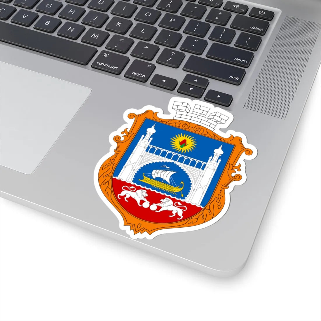 COA Alupka Yaltynska Crimea UHT (Ukraine) (Coat of Arms) STICKER Vinyl Kiss-Cut Decal - The Sticker Space