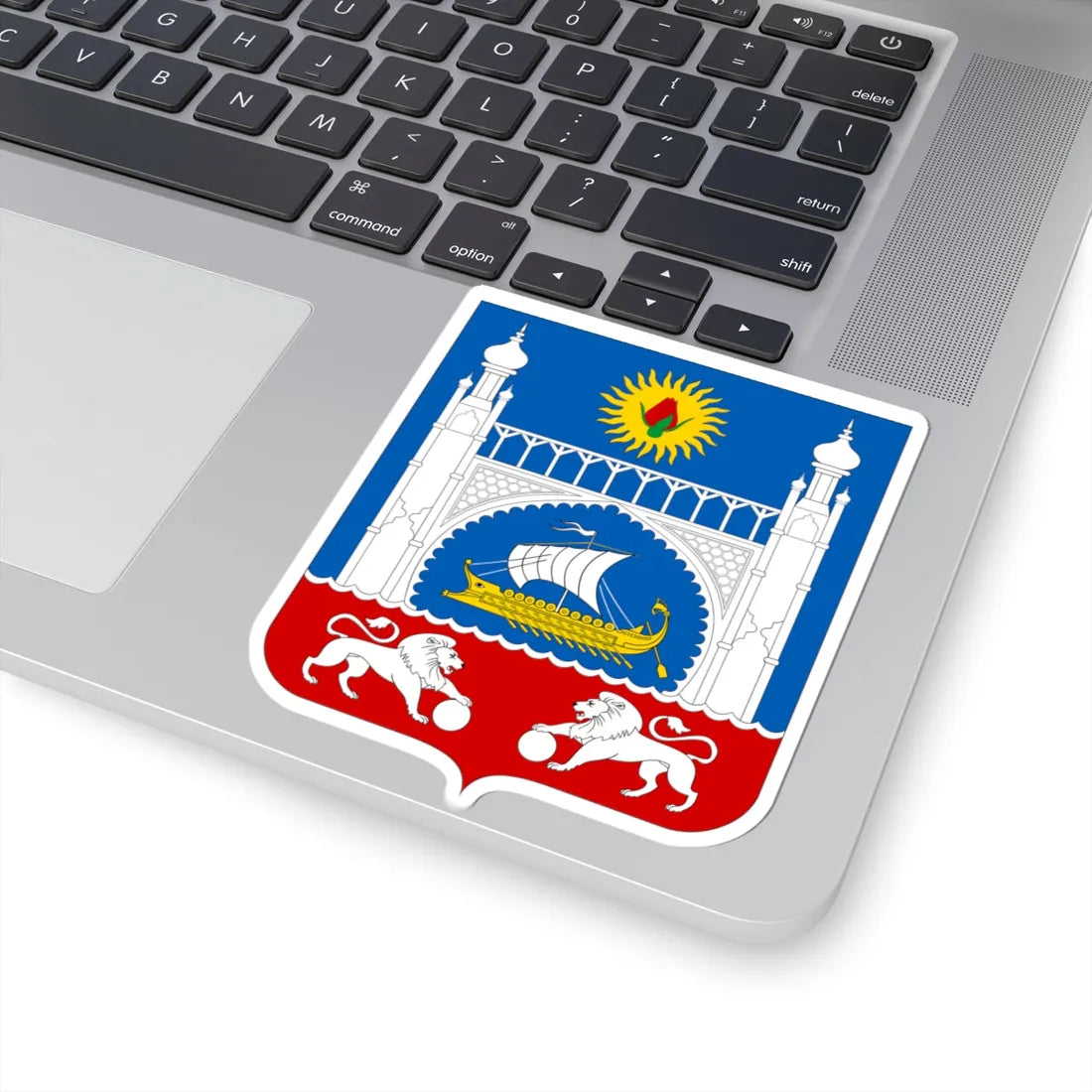 COA Alupka Yaltynska Crimea (Ukraine) (Coat of Arms) STICKER Vinyl Kiss-Cut Decal - The Sticker Space