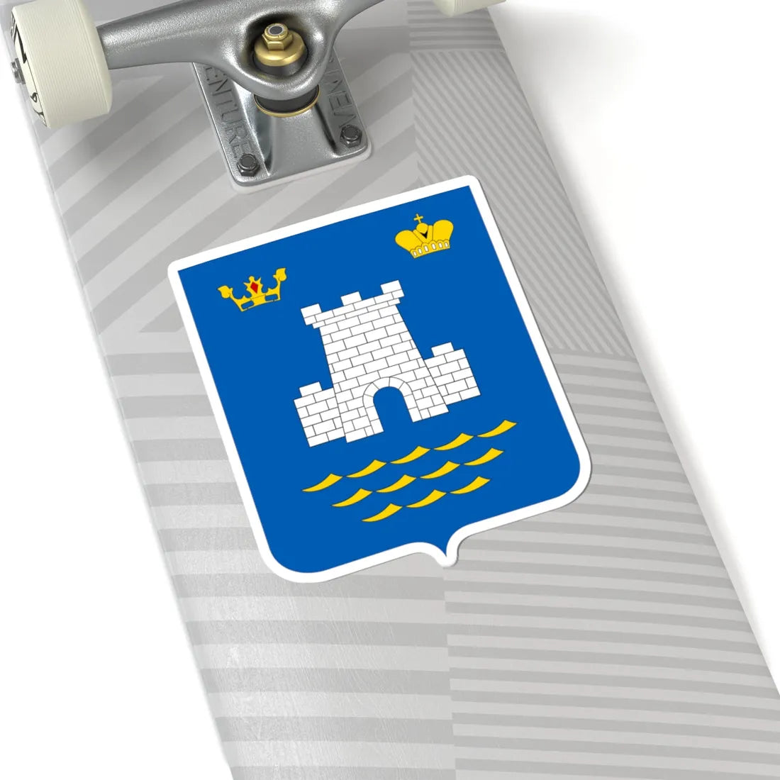 COA Alushta (Ukraine) (Coat of Arms) STICKER Vinyl Kiss-Cut Decal - The Sticker Space