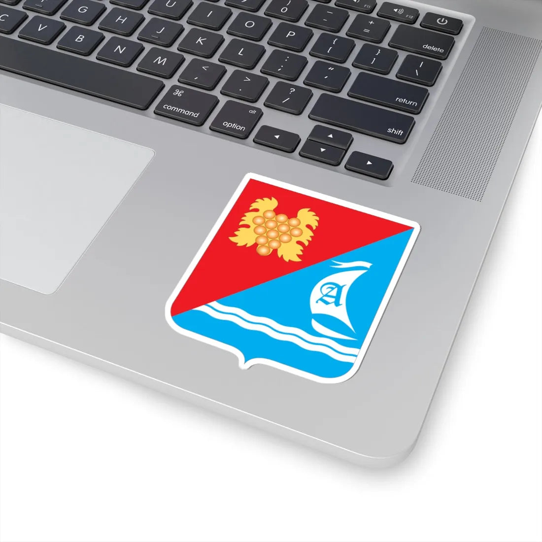 COA Andriivka Sevastopol Ukraine (Russia) (Coat of Arms) STICKER Vinyl Kiss-Cut Decal - The Sticker Space