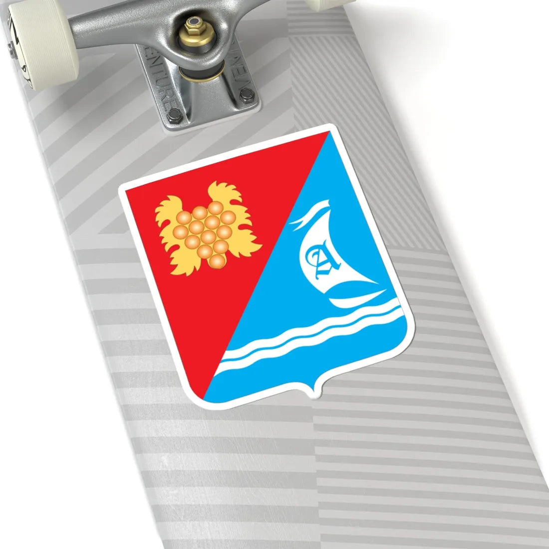 COA Andriivka Sevastopol Ukraine (Russia) (Coat of Arms) STICKER Vinyl Kiss-Cut Decal - The Sticker Space