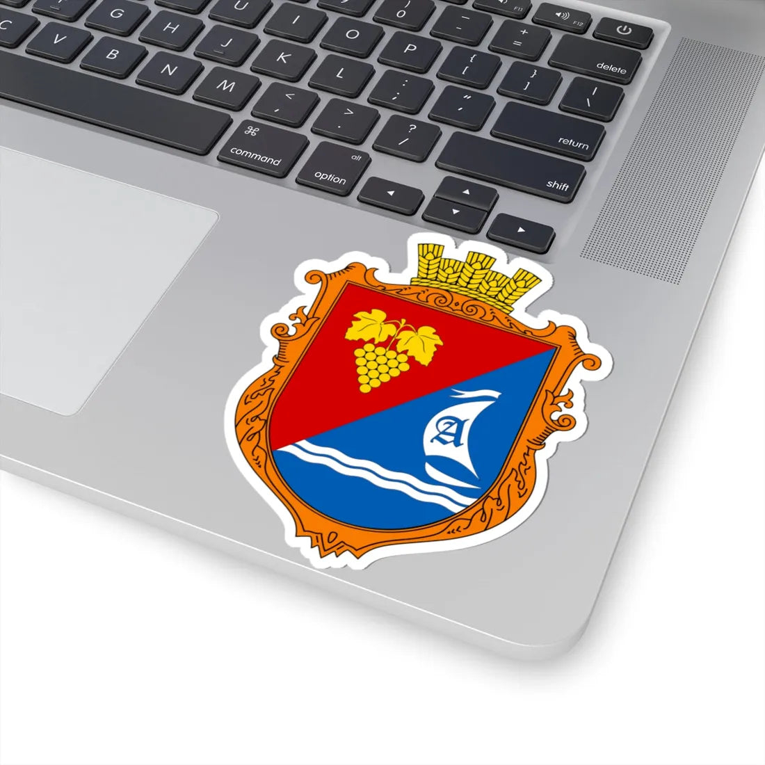 COA Andriivka Sevastopol Ukraine UHT (Russia) (Coat of Arms) STICKER Vinyl Kiss-Cut Decal - The Sticker Space