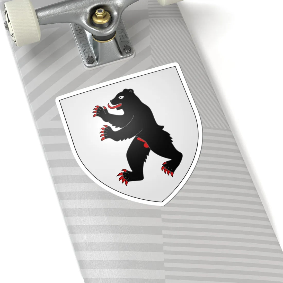 CoA Appenzell Inner Rhodes Canton (Switzerland) (Coat of Arms) STICKER Vinyl Kiss-Cut Decal - The Sticker Space
