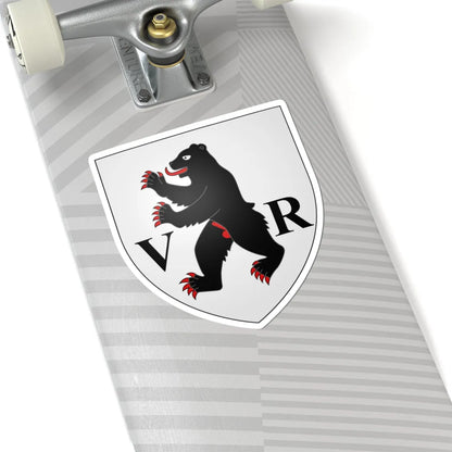CoA Appenzell Outer Rhodes Canton (Switzerland) (Coat of Arms) STICKER Vinyl Kiss-Cut Decal - The Sticker Space