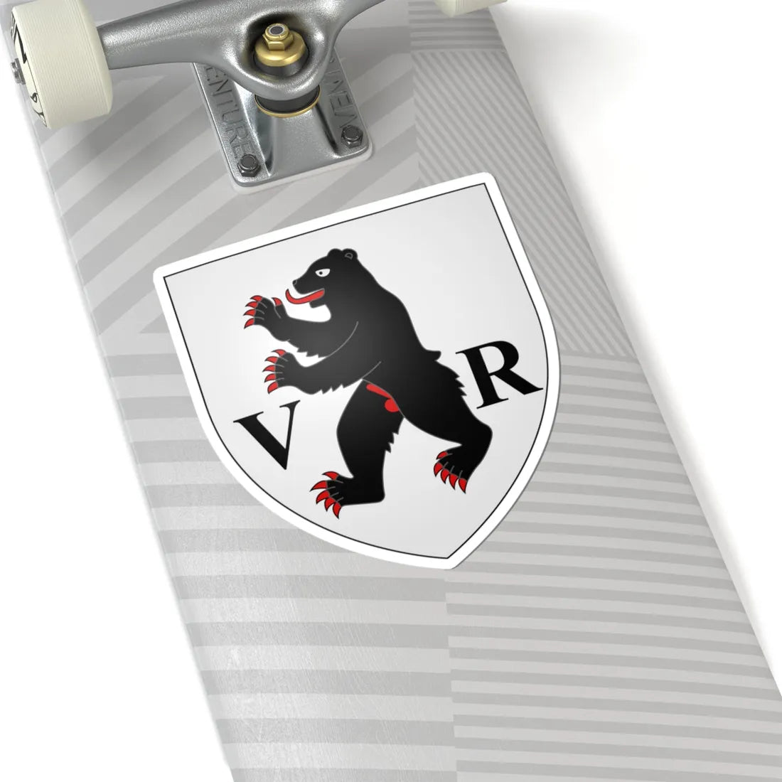 CoA Appenzell Outer Rhodes Canton (Switzerland) (Coat of Arms) STICKER Vinyl Kiss-Cut Decal - The Sticker Space