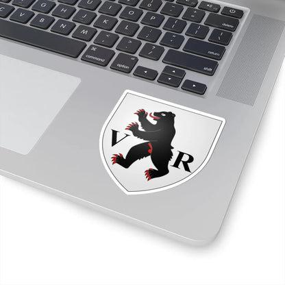 CoA Appenzell Outer Rhodes Canton (Switzerland) (Coat of Arms) STICKER Vinyl Kiss-Cut Decal - The Sticker Space