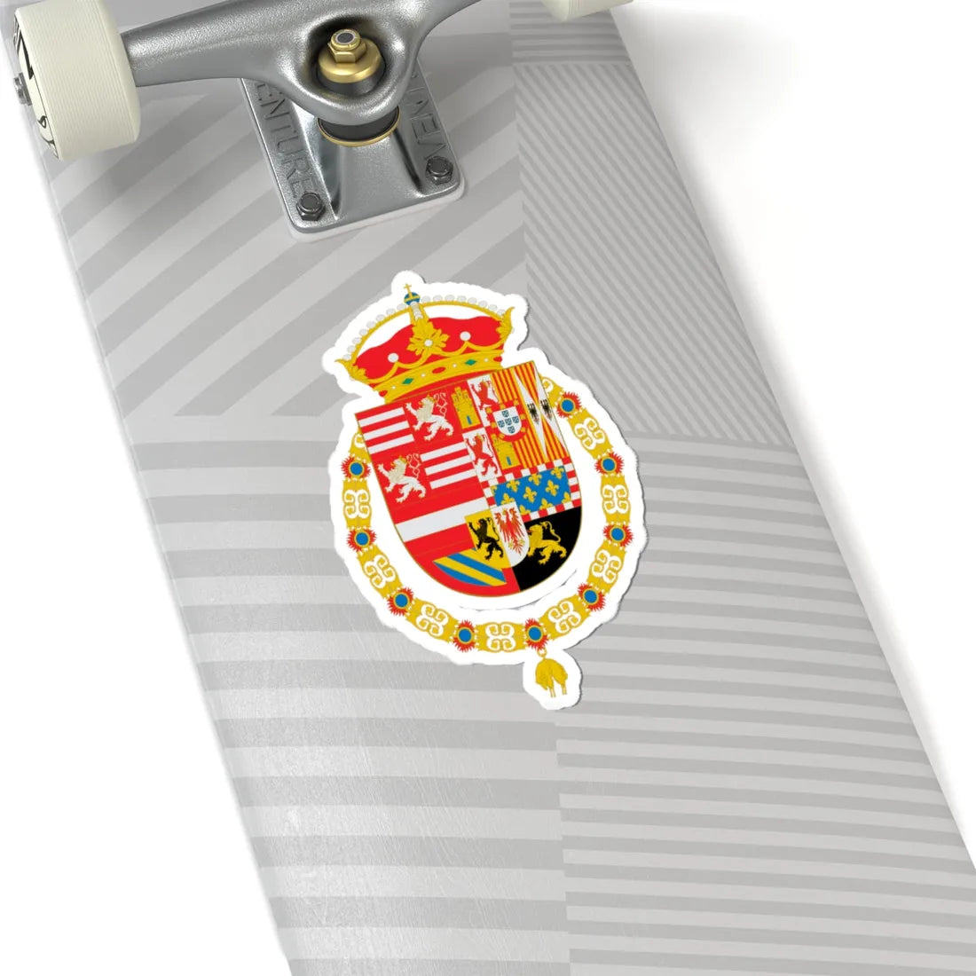 COA Archiduques Alberto e Isabel (Netherlands) (Coat of Arms) STICKER Vinyl Kiss-Cut Decal - The Sticker Space