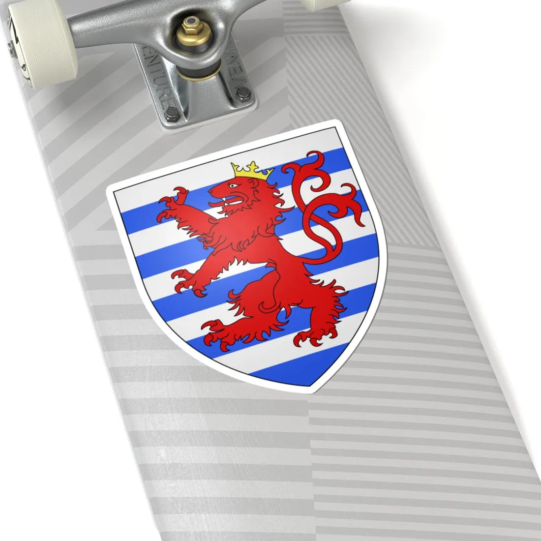 CoA Arlon Luxembourg (Belgium) (Coat of Arms) STICKER Vinyl Kiss-Cut Decal - The Sticker Space