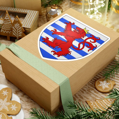 CoA Arlon Luxembourg (Belgium) (Coat of Arms) STICKER Vinyl Kiss-Cut Decal - The Sticker Space