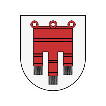 Coa Austria County Vorarlberg (Austria) (Coat of Arms) STICKER Vinyl Kiss-Cut Decal 2 Inch White - The Sticker Space
