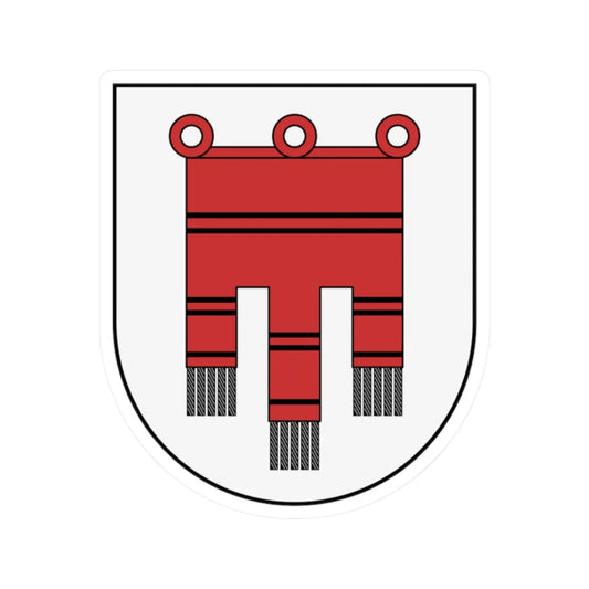 Coa Austria County Vorarlberg (Austria) (Coat of Arms) STICKER Vinyl Kiss-Cut Decal 2 Inch White - The Sticker Space