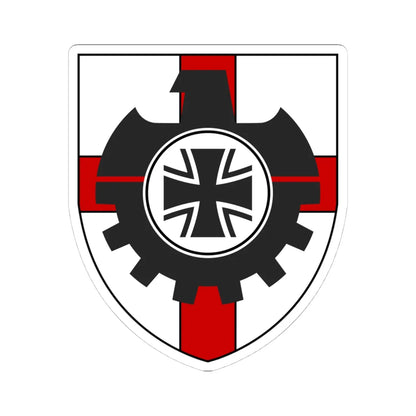 COA BAAINBw (Germany) (Coat of Arms) STICKER Vinyl Kiss-Cut Decal 4 Inch White - The Sticker Space