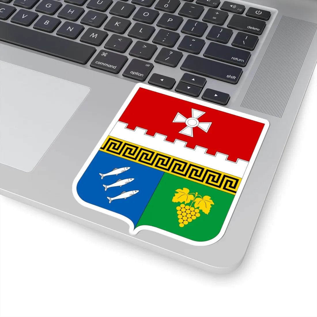 COA Balaklavskyi Sevastopol Ukraine (Russia) (Coat of Arms) STICKER Vinyl Kiss-Cut Decal - The Sticker Space