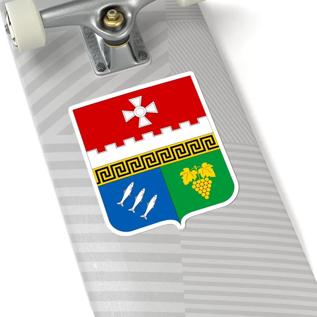 COA Balaklavskyi Sevastopol Ukraine (Russia) (Coat of Arms) STICKER Vinyl Kiss-Cut Decal - The Sticker Space