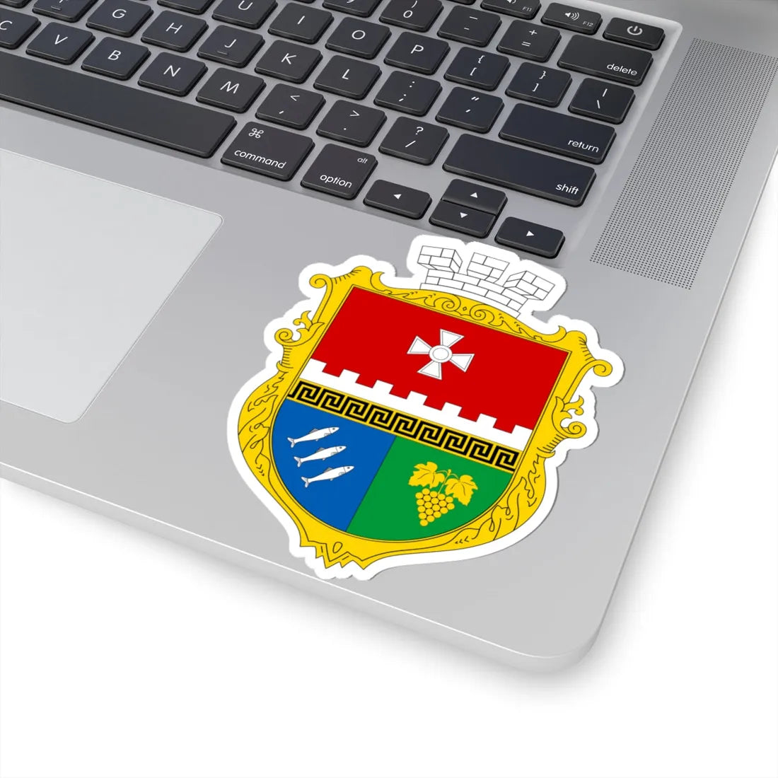 COA Balaklavskyi Sevastopol Ukraine UHT (Russia) (Coat of Arms) STICKER Vinyl Kiss-Cut Decal - The Sticker Space