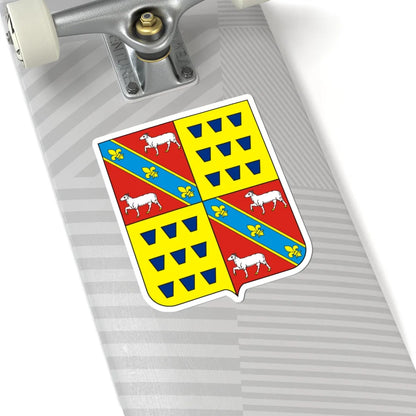 COA Baron of Abiaí (Brazil) (Coat of Arms) STICKER Vinyl Kiss-Cut Decal - The Sticker Space